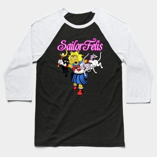 Sailor Felis Baseball T-Shirt